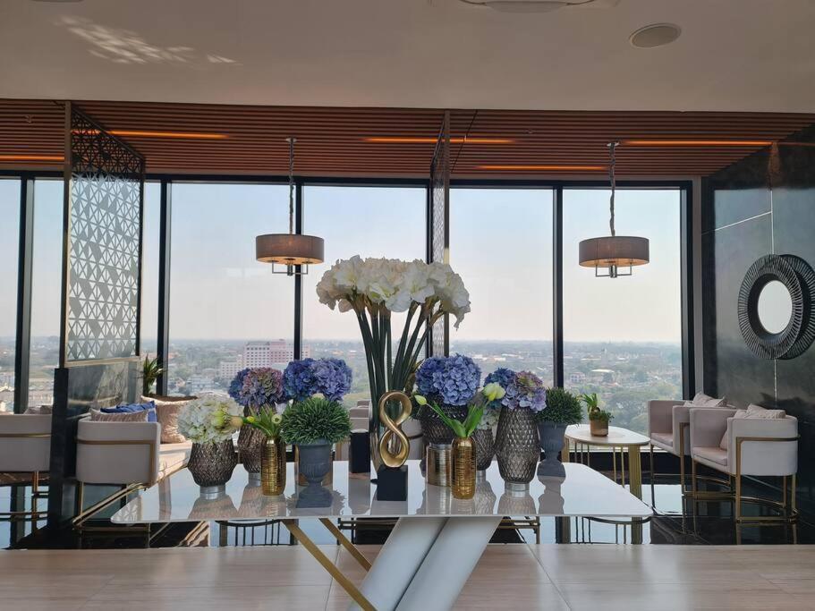 Astra Sky River High Floor,3 Bedrooms 97㎡ 山景房带浴缸 Čiang Mai Exteriér fotografie